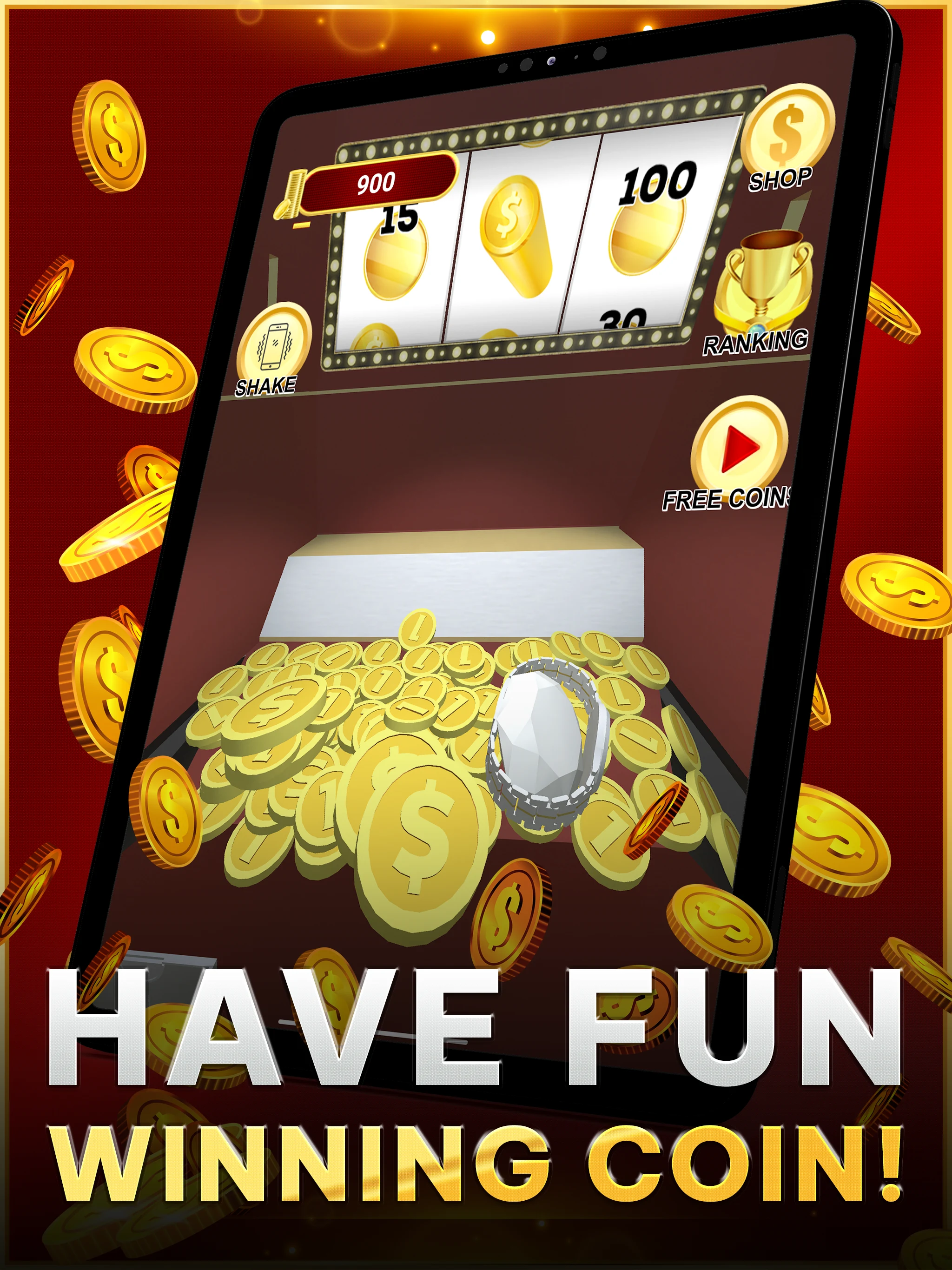Online medal game Coin Dropper screenshot