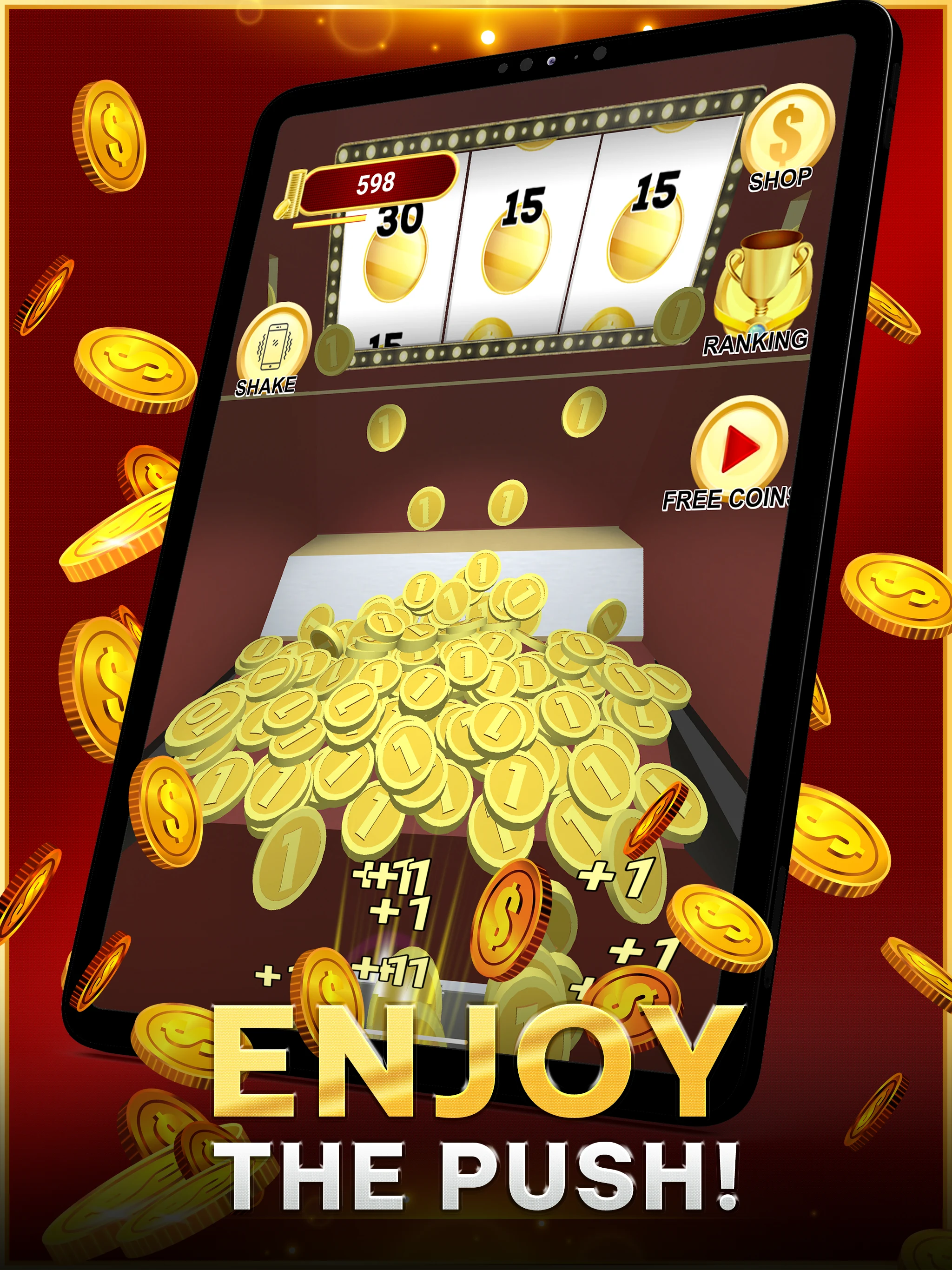 Online medal game Coin Dropper screenshot
