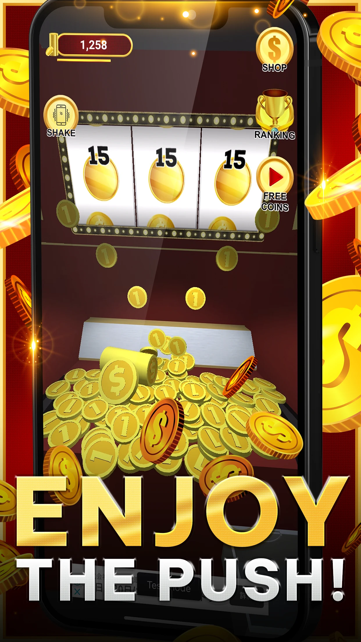 Online medal game Coin Dropper screenshot